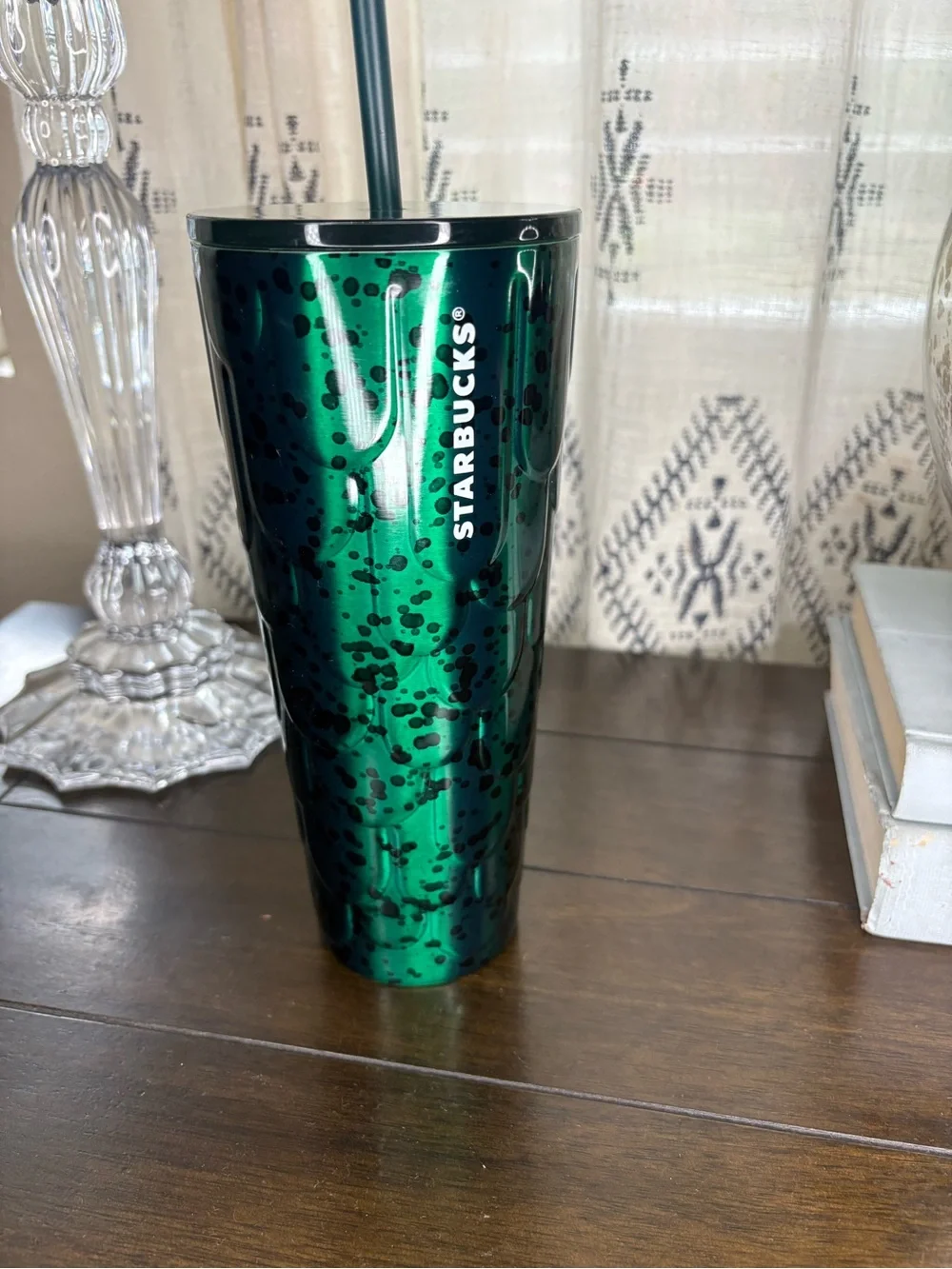 STARBUCKS - Brand NEW-Green Scales Tumbler- -24oz-
